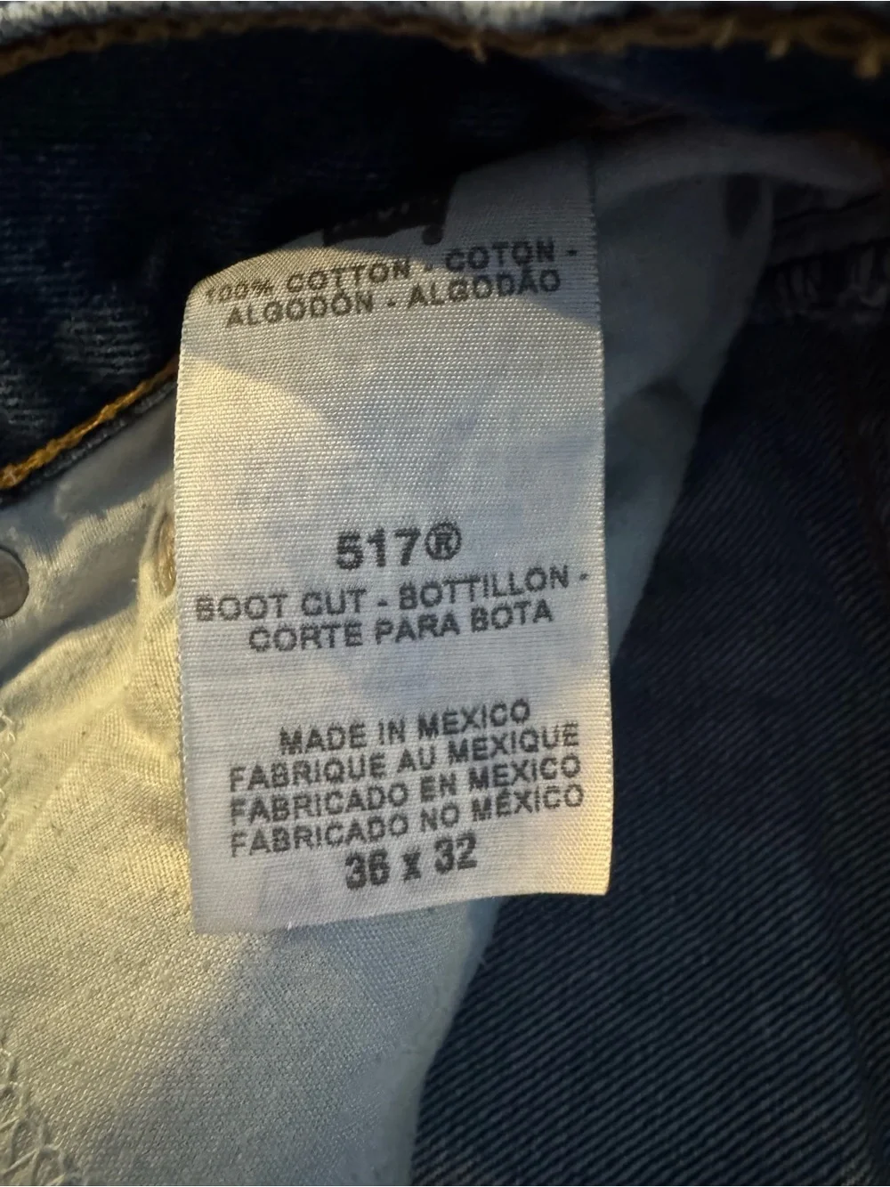Levi's 517 Men’s Classic Blue Relaxed Fit Denim Jeans-Excellent Condition!